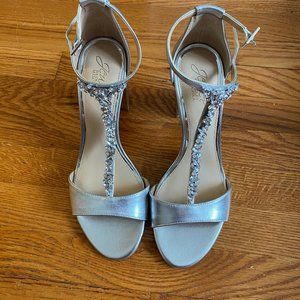 Badgley Mischka T-Strap Block Heels